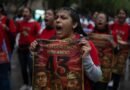 La marcha por los 10 años de Ayotzinapa, en imágenes