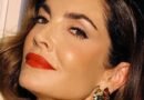 Labial rojo con efecto glossy lips, así es la tendencia de maquillaje favorita de las famosas