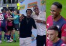 Provocación infantil de Yerry Mina contra hinchas de la Juventus por Juan Guillermo Cuadrado