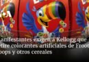 Manifestantes exigen a Kellogg que retire colorantes artificiales de Froot Loops y otros cereales