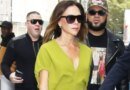 Victoria Beckham se vuelve a vestir de Letizia con un vestido verde que recuerda al que llevó la reina