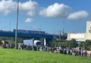 Vecinos de Boyeros protestan en la avenida Independencia tras una semana sin electricidad