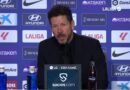 Atlético de Madrid: Simeone: «Me pone muy contento que los que entren lo hagan así»