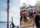 Cubano que protestó en Cienfuegos desde una torre de ETECSA está en prisión