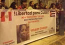 Manifestación frente a la Embajada de Cuba en Lima exige justicia para Yoleisy Oviedo