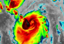 Así se vio el impacto del huracán ‘Erick’ en costas mexicanas desde el espacio