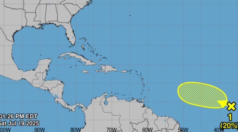 Una onda tropical con potencial ciclónico se aproxima al Caribe