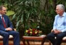 Díaz-Canel recibe en La Habana al jefe de la Inteligencia rusa