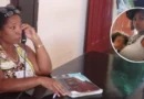 Madre cubana protesta en la sede del Gobierno de Camagüey