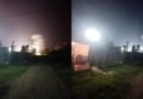 Choque de camión contra poste eléctrico provoca apagón en Ranchuelo